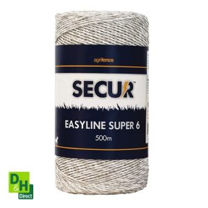 Easyline SUPER 6 White Polywire (Options) - 500m