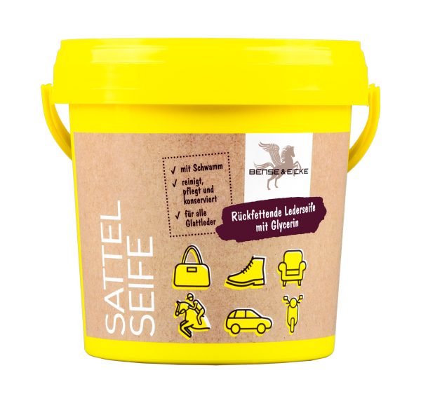B & E Sattelseife Saddle Soap & Sponge 5kg